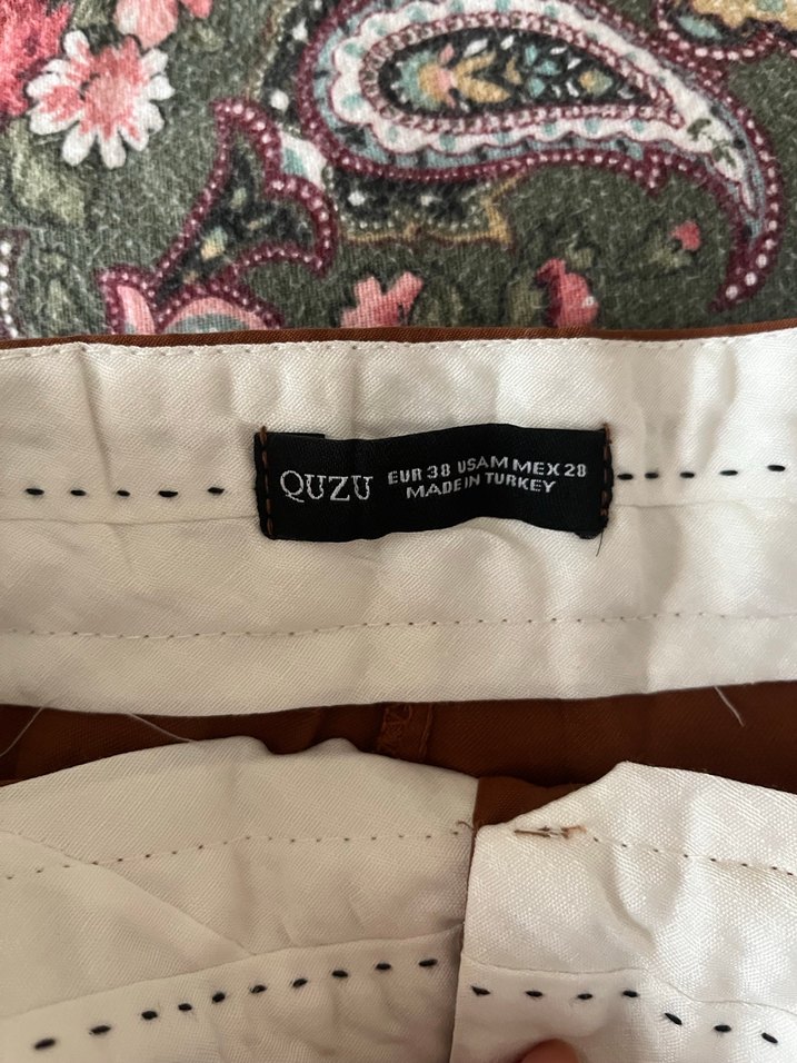 Quzu Kahverengi Şort - Görsel 2