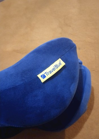 Mavi Süet boyun masaj Yastığı TravelBlue - Görsel 2