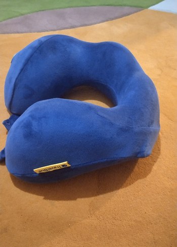 Mavi Süet boyun masaj Yastığı TravelBlue - Görsel 3