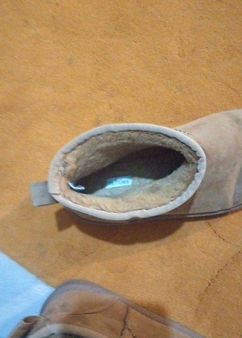 Kahverengi Süet Kadın Botlar - Görsel 2