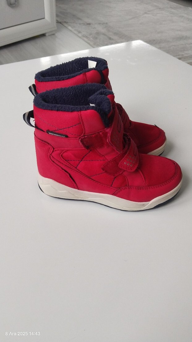 Kırmızı Erkek Çocuk Botu Velcro - Görsel 5