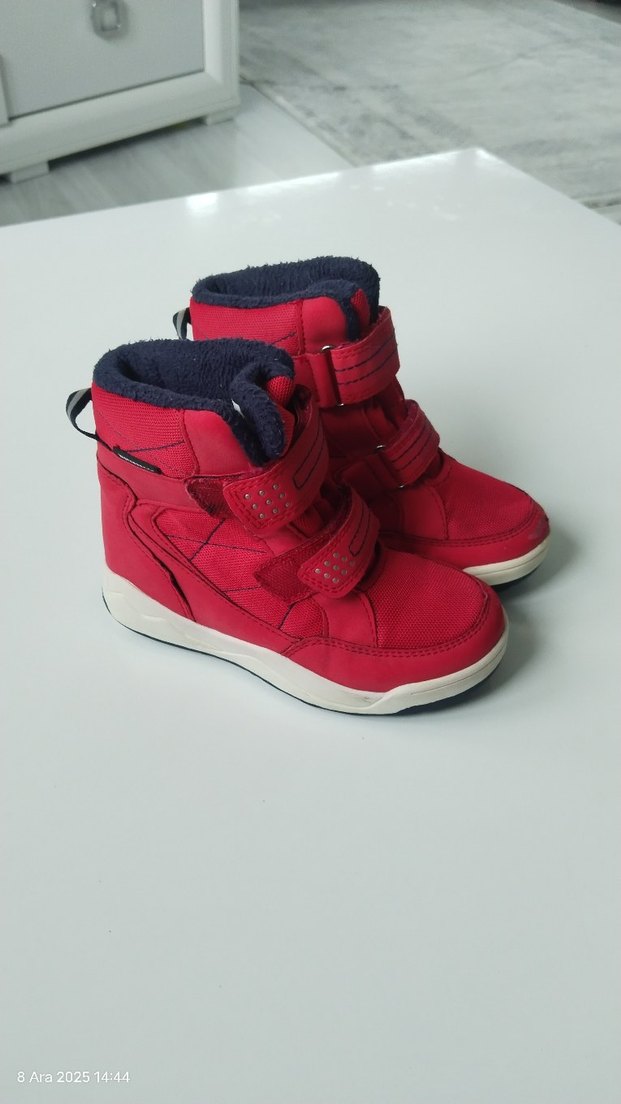 Kırmızı Erkek Çocuk Botu Velcro - Görsel 2