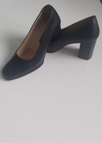 Klasik Siyah Topuklu Kadın Stiletto - Görsel 5