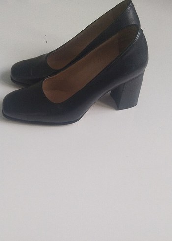 Klasik Siyah Topuklu Kadın Stiletto - Görsel 2