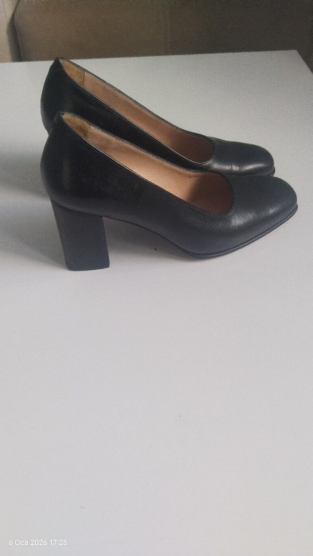 Klasik Siyah Topuklu Kadın Stiletto - Görsel 3