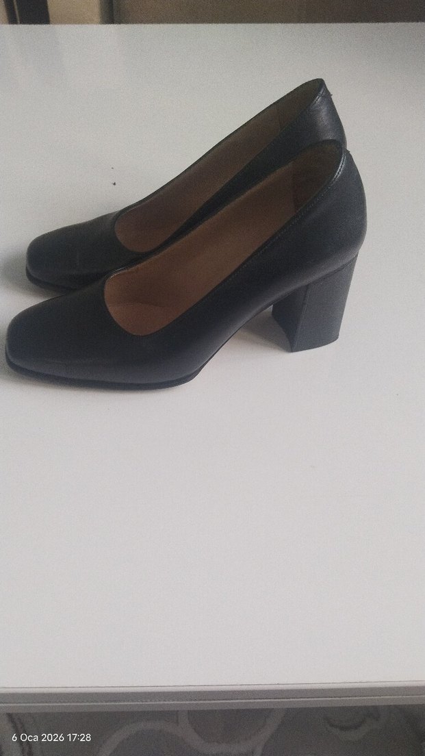 Klasik Siyah Topuklu Kadın Stiletto - Görsel 2