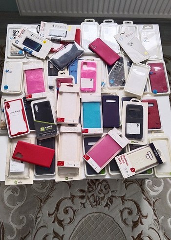 Velcro'lu Çok Renkli Telefon Kılıfları - Görsel 8