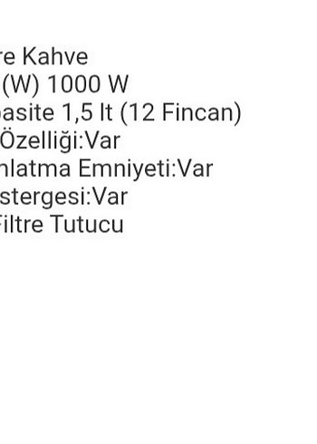 Vestel Sefa K3000 Inox Filtre Kahve Makinesi Gri - Görsel 2