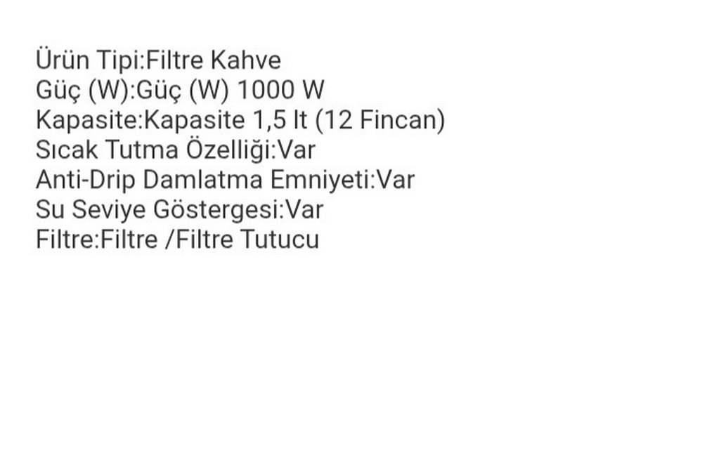 Vestel Sefa K3000 Inox Filtre Kahve Makinesi Gri - Görsel 2