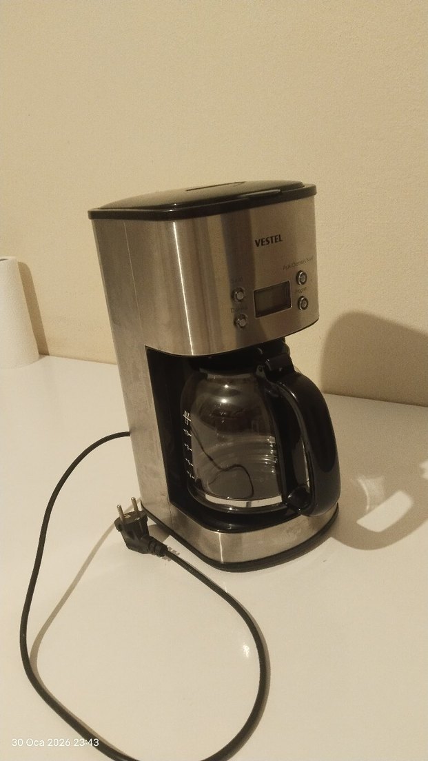 Vestel Sefa K3000 Inox Filtre Kahve Makinesi Gri - Görsel 3