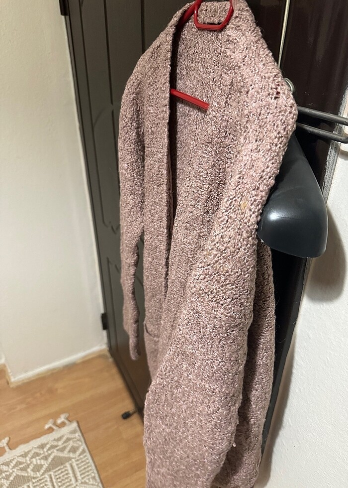 Gül kurusu hırka - Görsel 2