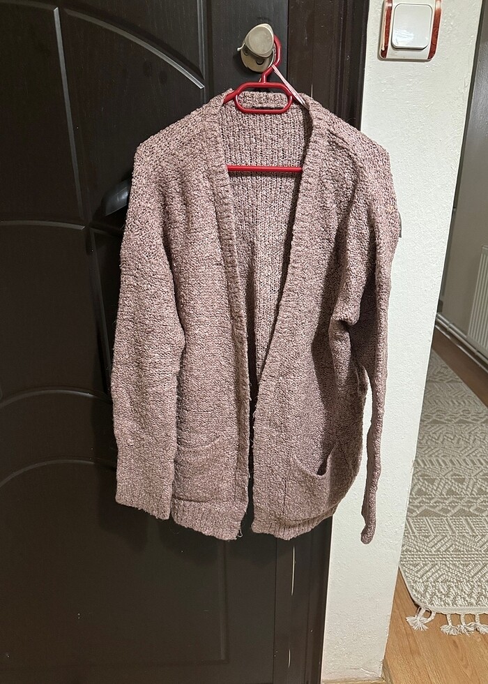 Gül kurusu hırka - Görsel 3