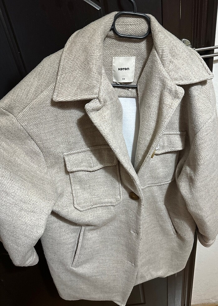 Koton oversize kaban - Görsel 2
