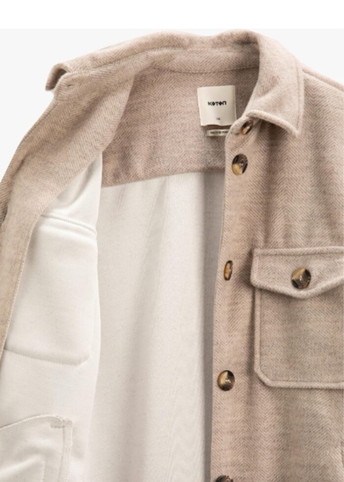 Koton oversize kaban - Görsel 3