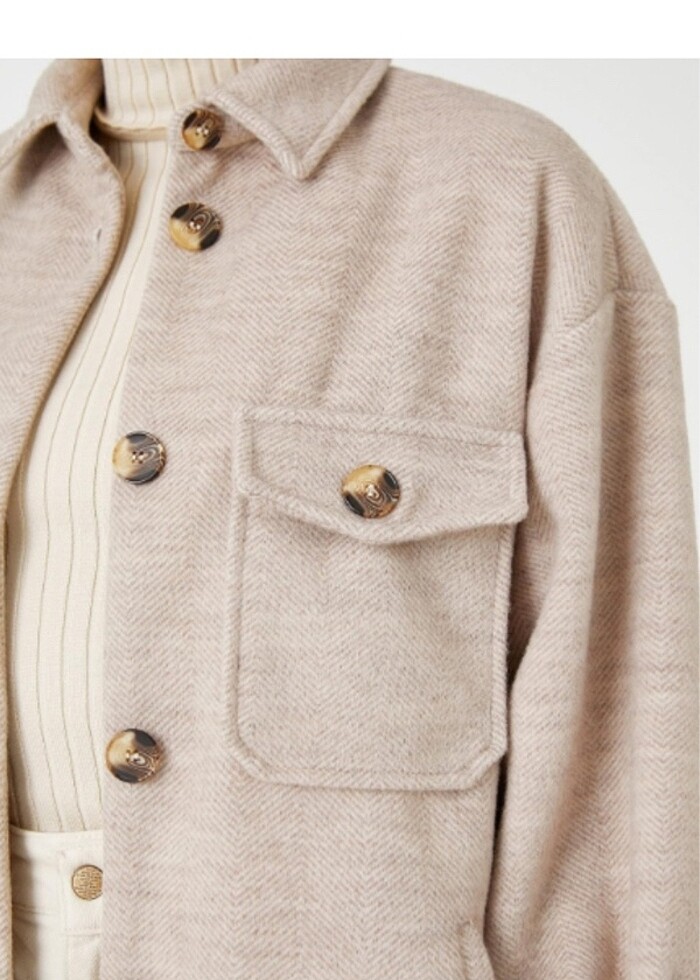 Koton oversize kaban - Görsel 4