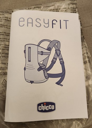 Chicco EasyFit Siyah Bebek Kanguru - Görsel 4