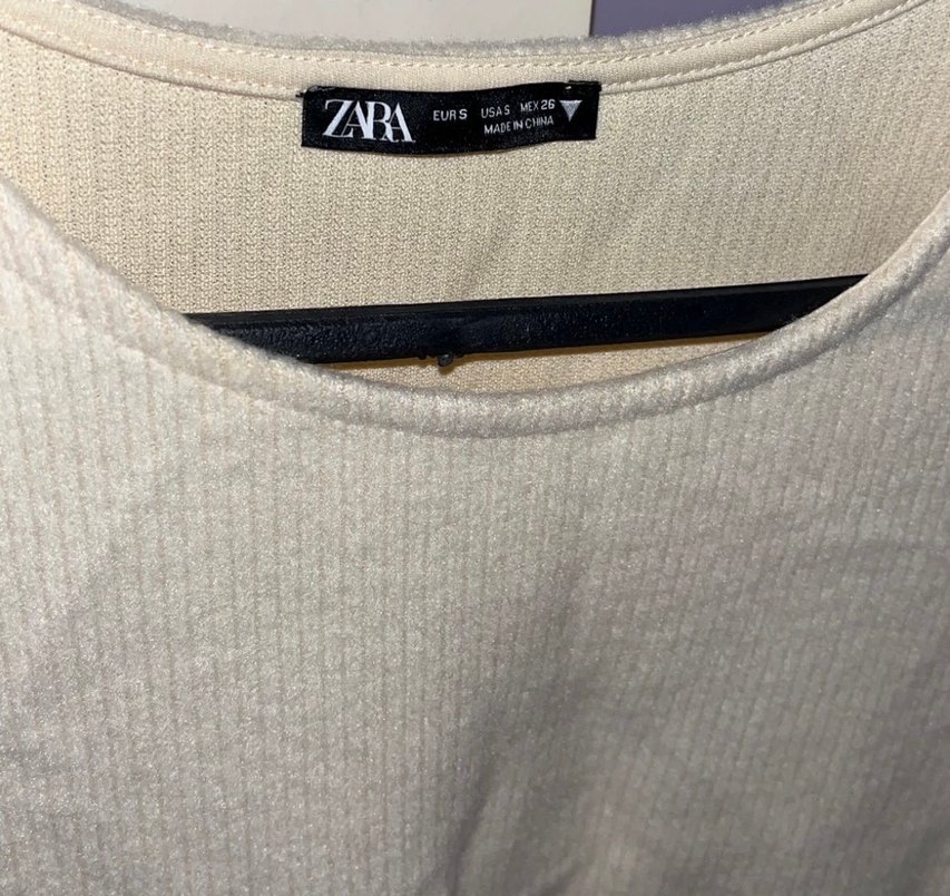 Zara Bej Taşlı Kadın Kazak - Görsel 4