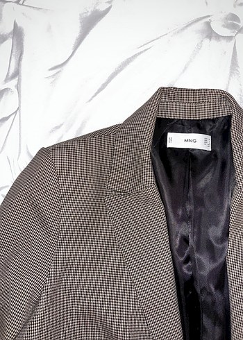 Mango Kahverengi Kadın Blazer Ceket - Görsel 2