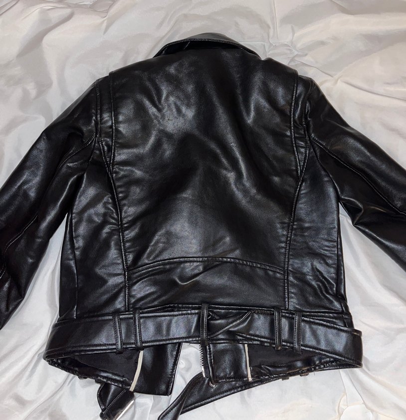 Zara siyah deri ceket - Görsel 2