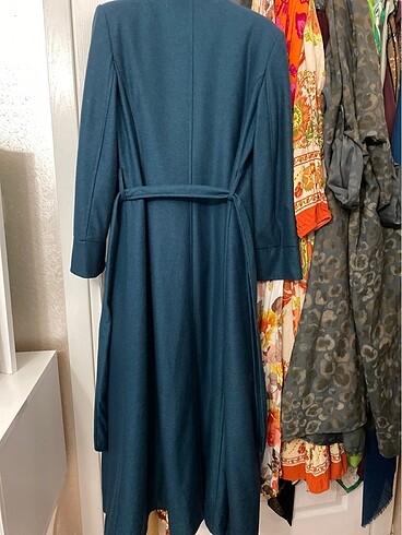 Petrol yeşili kaban - Görsel 5