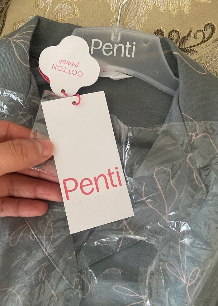 Öneri Gri Gömlek Pijama Takımı - Görsel 5