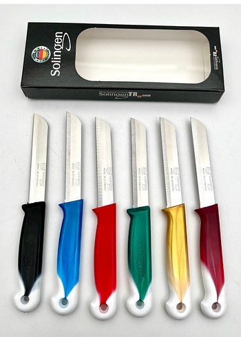 Solingen Renkli Bıçak Seti - Görsel 3