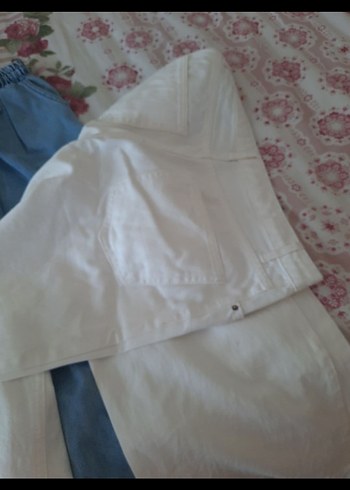 DeFacto Beyaz Pamuklu Hamile Pantolonu - Görsel 3