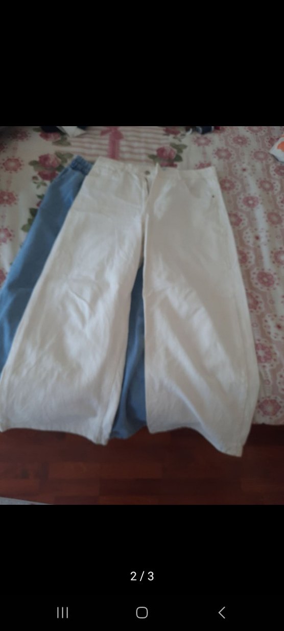 DeFacto Beyaz Pamuklu Hamile Pantolonu - Görsel 2