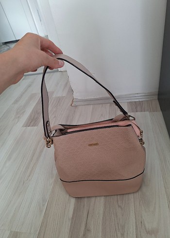 Bej Minimalist Deri Kadın Çanta