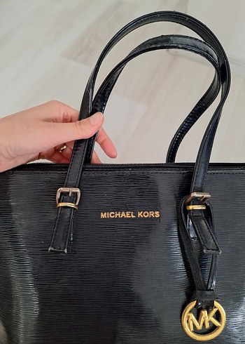  Beden siyah Renk Michael Kors Siyah Deri Kadın Çanta