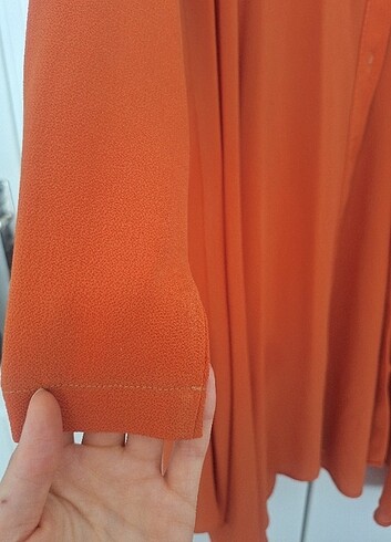 m Beden turuncu Renk Tunik gömlek