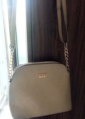 Guess Guess Bej Deri Kadın Çanta
