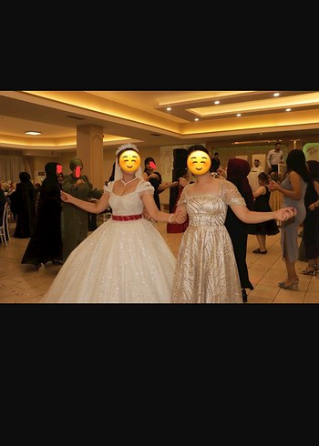 Gold midi pullu abiye, söz, nişan, mezuniyet - Görsel 5