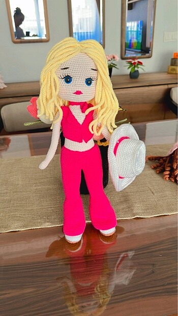  Beden Renk Örgü barbie bebek