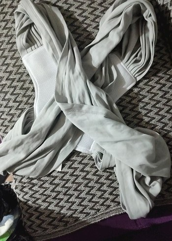 Gri Bebek Sling Taşıyıcı - Görsel 3