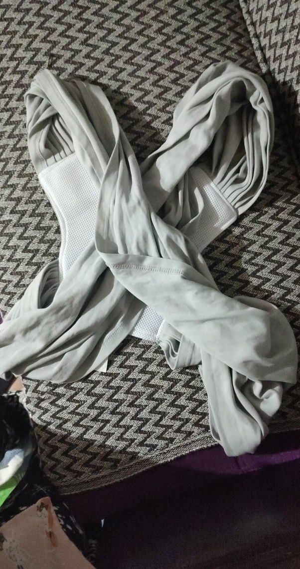 Gri Bebek Sling Taşıyıcı - Görsel 3