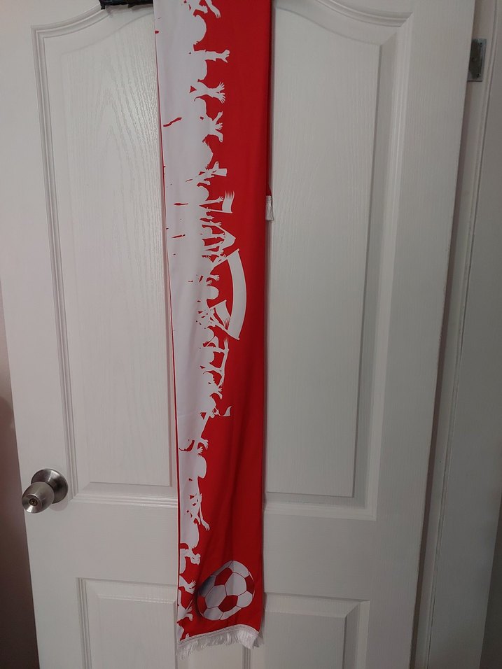 Türkiye Yazılı Kırmızı Atkı - Görsel 2