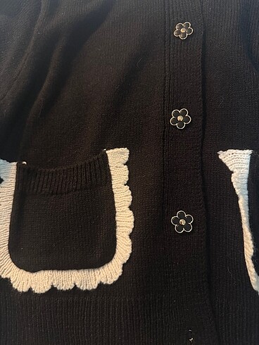 s Beden siyah Renk H&M coquette hırka