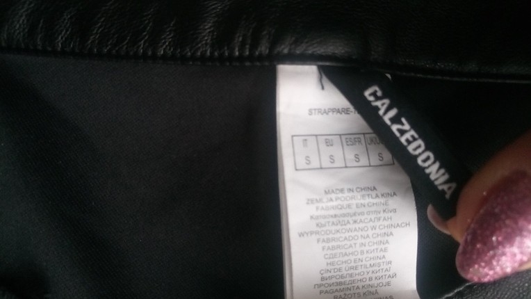 calzedonia deri pantolon