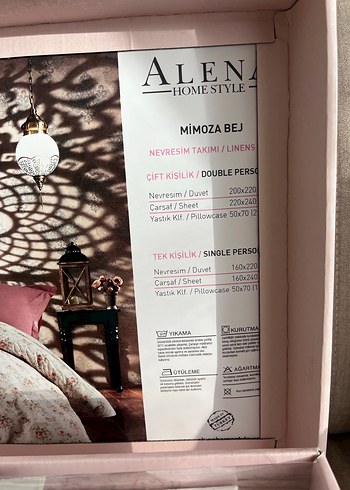 Pembe Pastel Çiçek Desenli Çift Kişilik Nevresim Takımı - Görsel 5