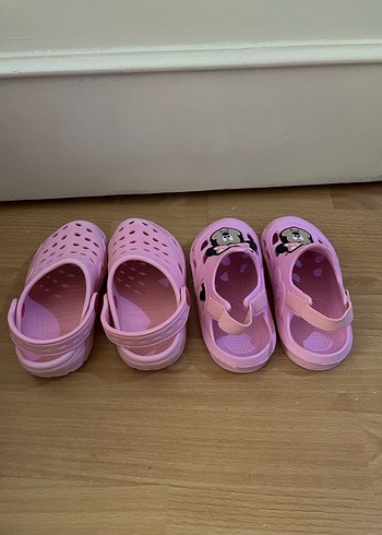 Kız Çocuk Pembe Terlikler 2 Adet - Görsel 2