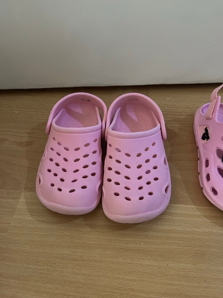 Kız Çocuk Pembe Terlikler 2 Adet - Görsel 4