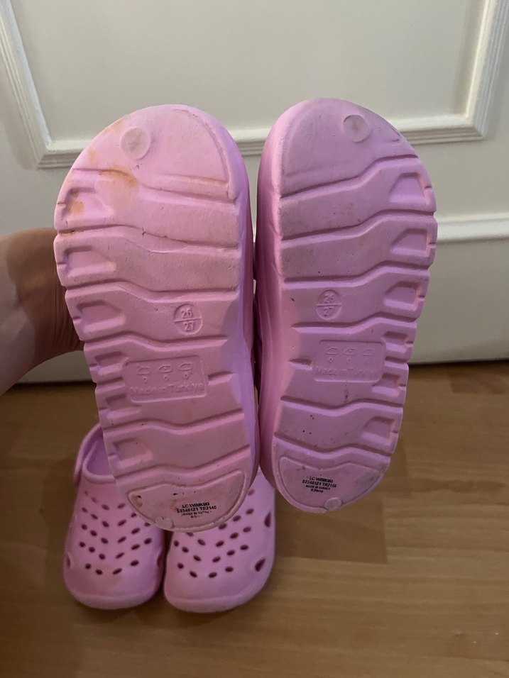 Kız Çocuk Pembe Terlikler 2 Adet - Görsel 5