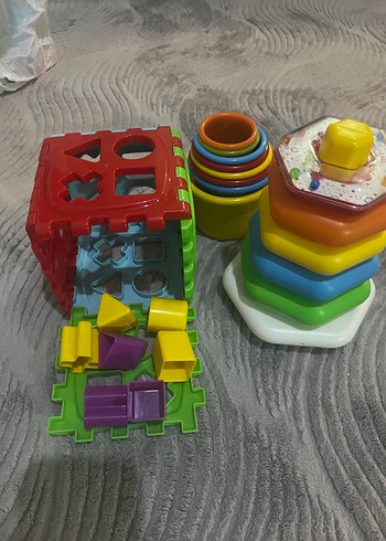 Renkli Eğitici Oyuncak Seti - Görsel 2
