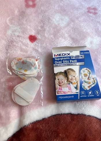 Medix Hipoalerjenik Oval Çocuk Göz Pedi 10 adet - Görsel 2