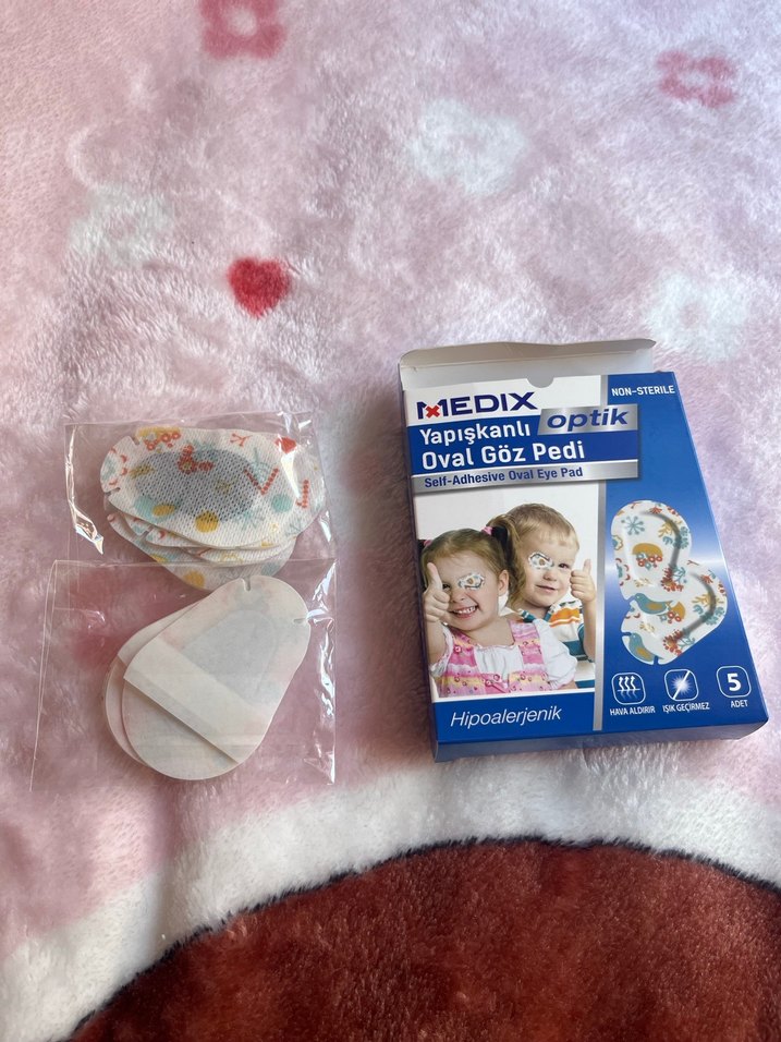 Medix Hipoalerjenik Oval Çocuk Göz Pedi 10 adet - Görsel 2