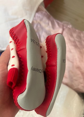 Kız Çocuk Minnie Mouse Desenli Ev Terliği Patiği - Görsel 3