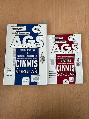 AGS Çıkmış Sorular