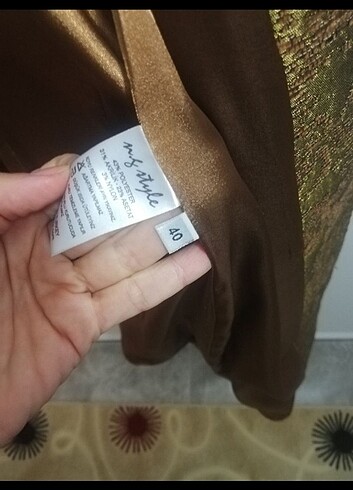 NG Style Ng style parlak brokar kumaş gece pardösüsü