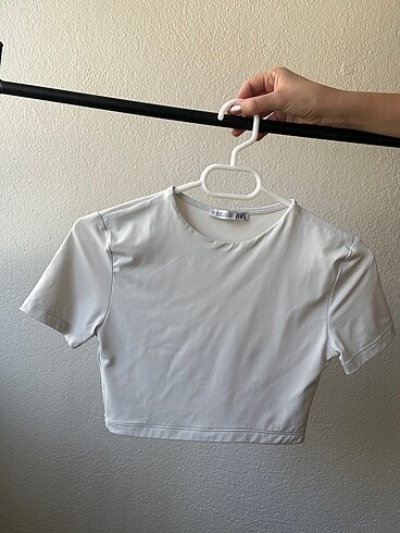 Yarım kollu crop